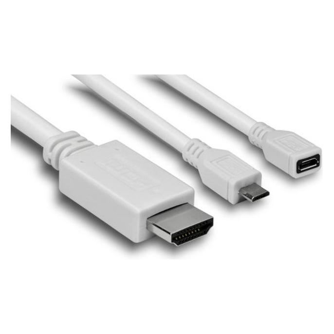 JJ Computer JOUJYE AVC 129-1.5m MHL/HDMI/MicroUSB adapter white (1.50 m) (A 2053)