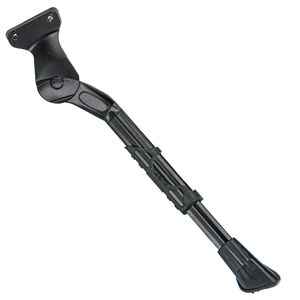 Ursus-it Fahrrad-Seitenständer King Rear, Citybike, 24-28 Zoll, höhenverstellbar, aus Metall, mit Gummifuß, Hinterbau-Montage
