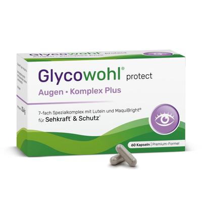 Glycowohl Augenkomplex m.Lutein & Vitamin A+E Kps. 60 St Kapseln