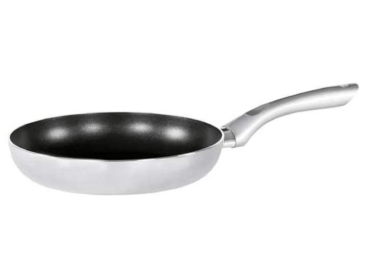 Krüger Aluminium Bratpfanne London Ø 20 cm Induktion Antihaft-Versiegelung Induktionsgeeignet Spülmaschinengeeignet Leichtes Aluminium Schnelle Wärmeverteilung Für kleine Portionen