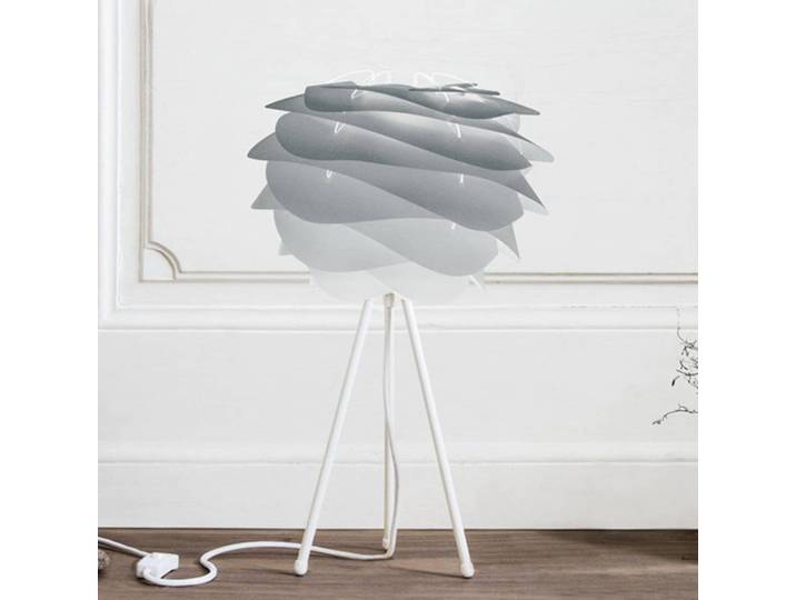 UMAGE Designer Tischlampe Carmina Mini, alu / grau / zink, für Wohn- / Esszimmer, Aluminium, Design, Tischlampe