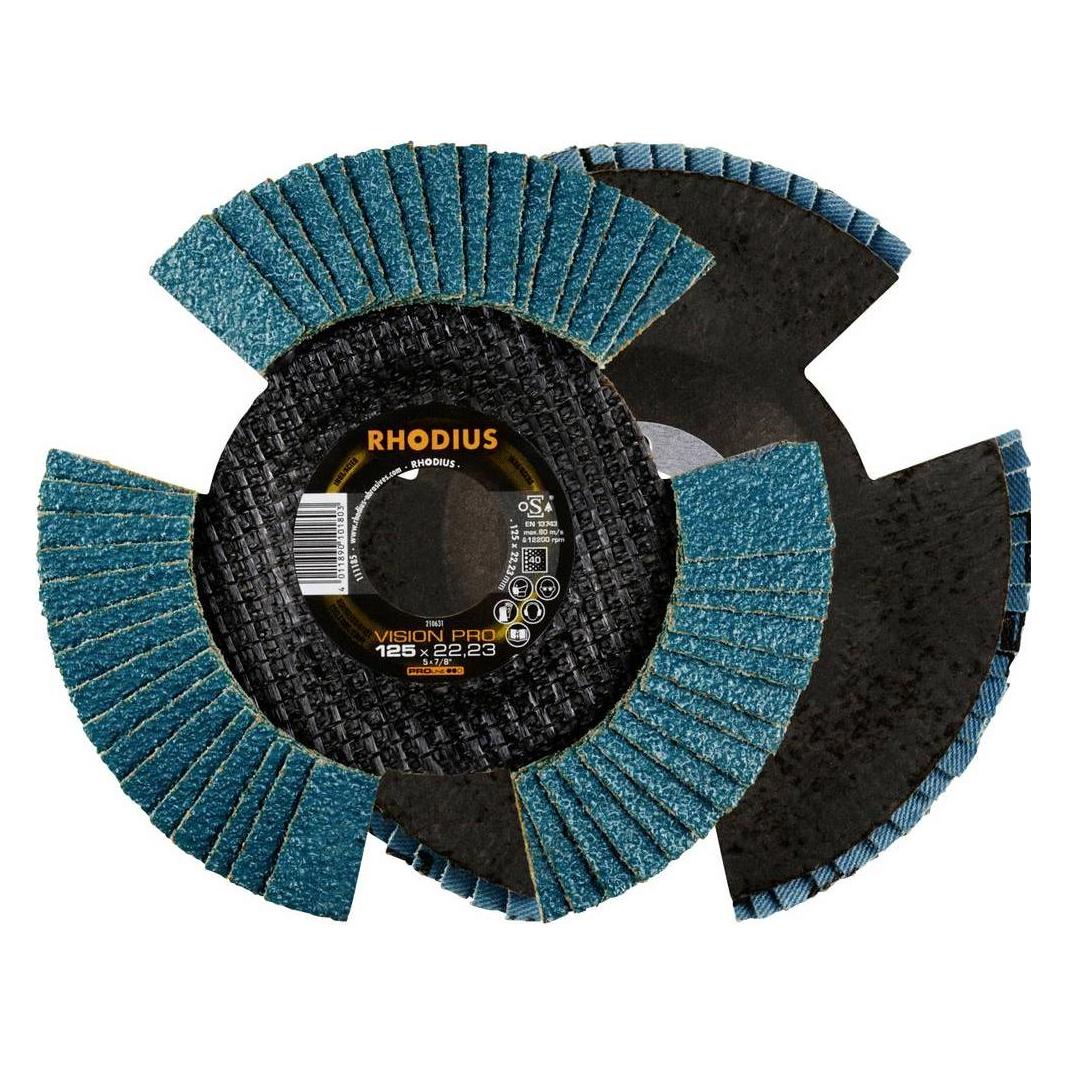 Rhodius Fächerschleifscheiben Ø115mm K40 5er Pack (40) (211303)