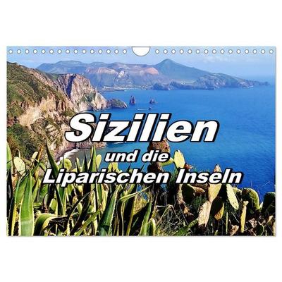 Sizilien und die Liparischen Inseln (Wandkalender 2027 DIN A4 quer), CALVENDO Monatskalender