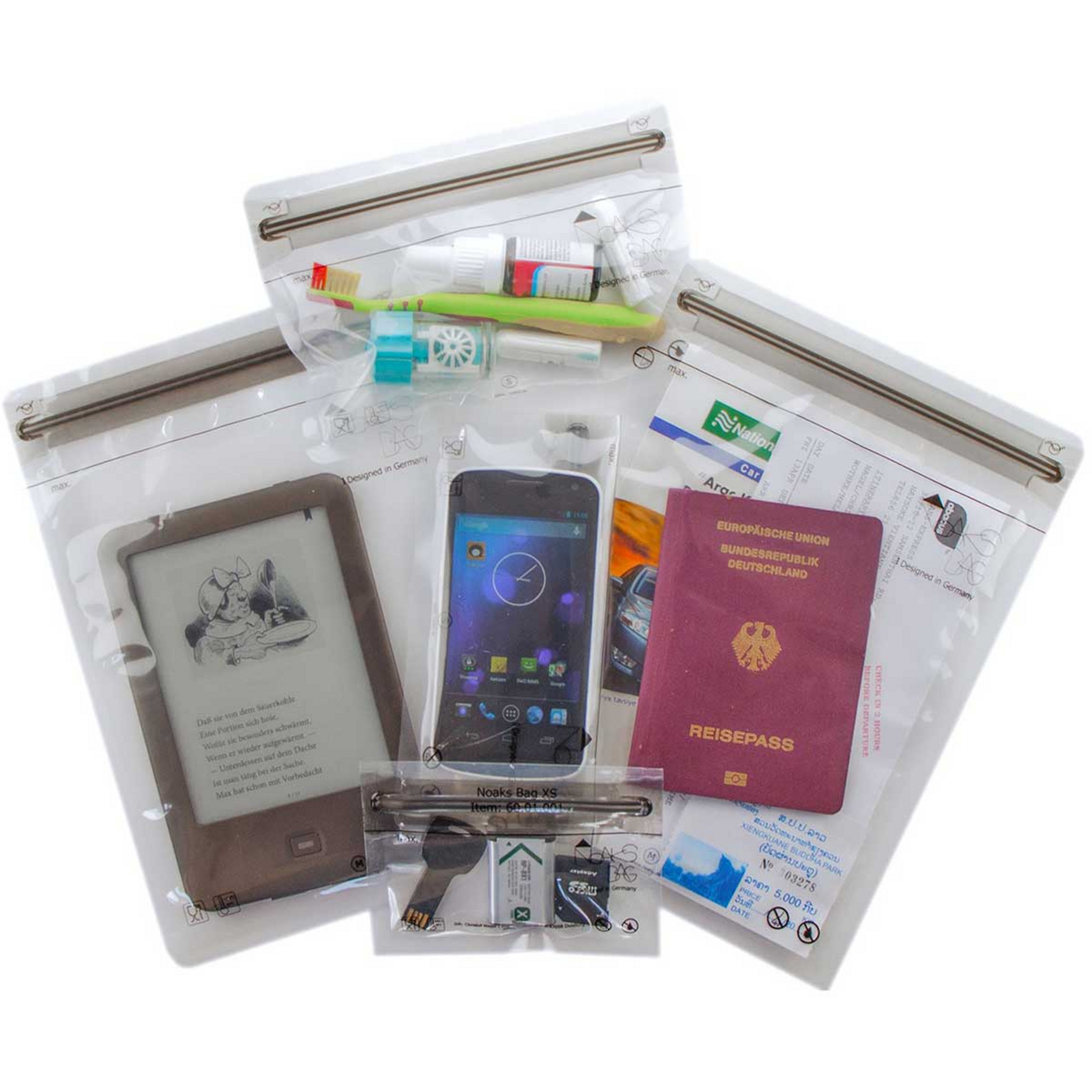 Noaks Spezial-Zip Bag Schutzhülle Schutzhüllen & Schutzboxen grau