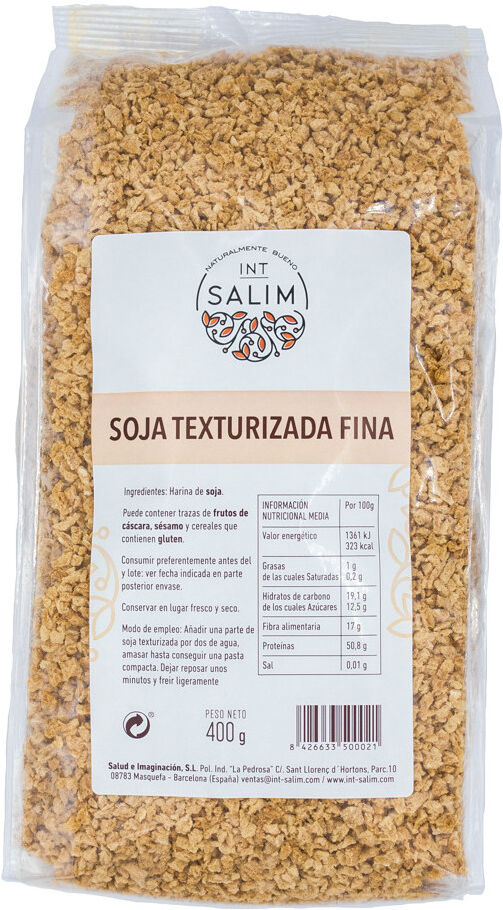 INT-SALIM Fine Textured Soy 400 Gr. 400 gr
