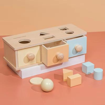 Inspired Finds Montessori Macaroon Color Spinning Drum & Coin Box Sensory Learning Toy For Babies & Toddlers 2 887