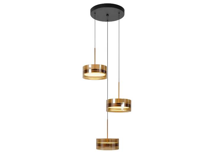 Highlight Hanglamp Enzo 3 lichts Ø 40 cm zwart