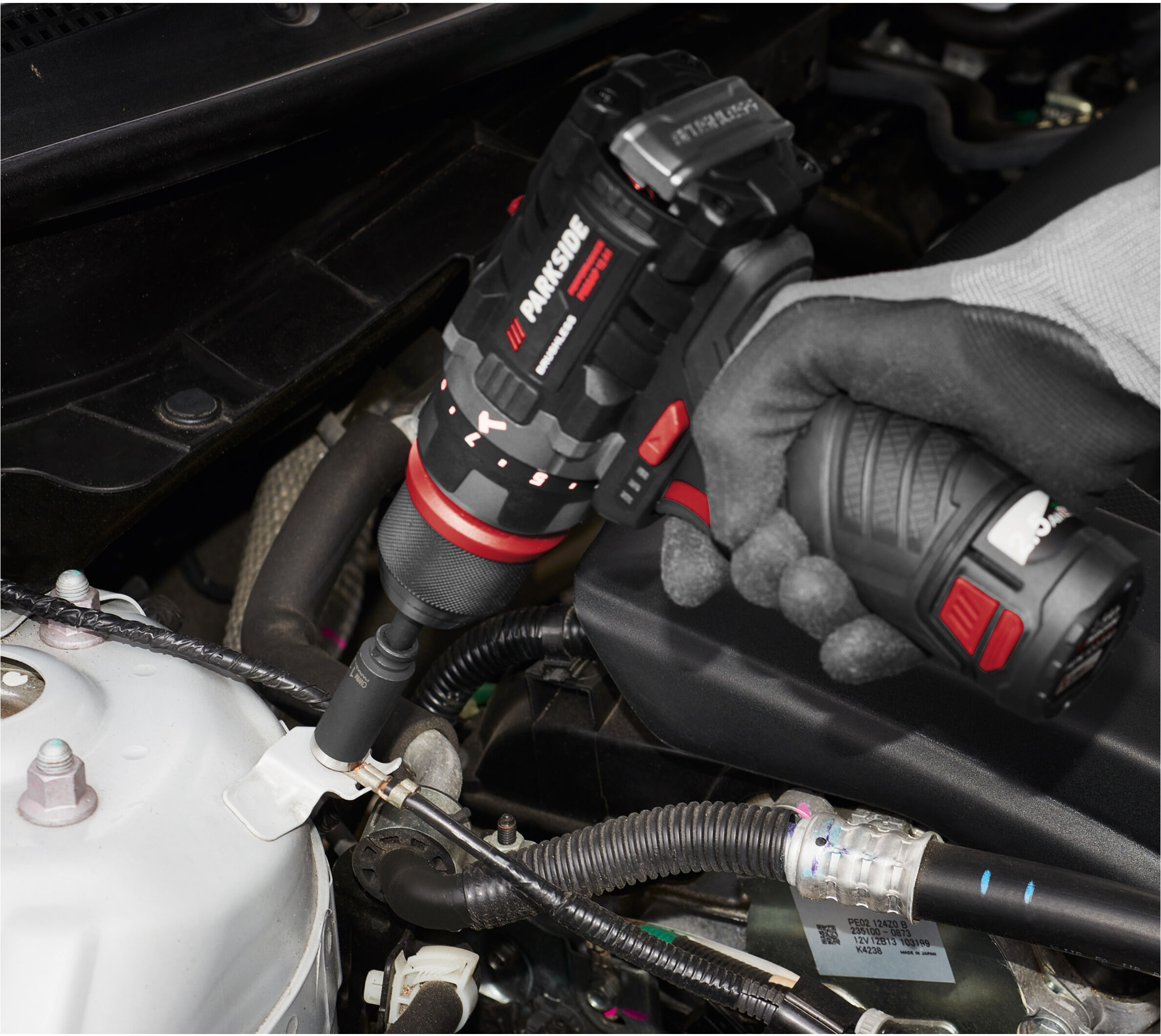 PARKSIDE PERFORMANCE® ¼ Zoll Schlagnuss-Set, für Elektro- und Handwerkzeuge