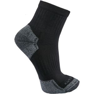Carhartt Socken Midweight Cotton Blend Quarter Sock, 3 Paar, Sneaker Socken, schwarz, Baumwolle, Größe 46 - 49