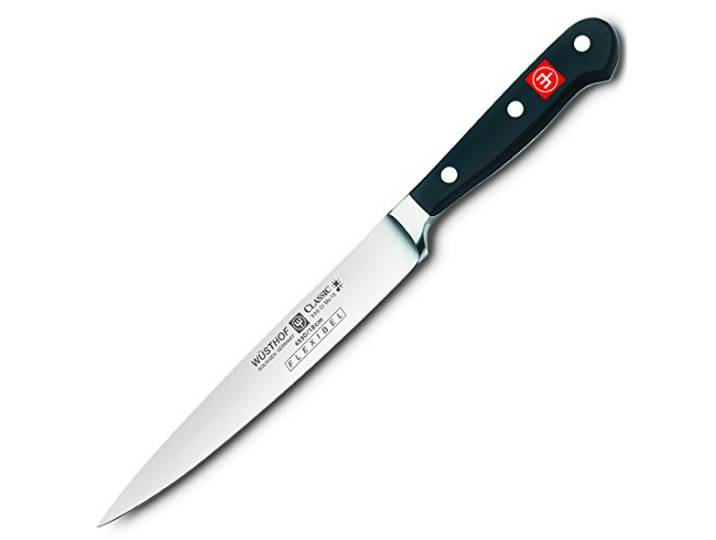 Wüsthof Filiermesser 18 cm Klinge, Classic (4550/18), sehr scharfe Klinge, geschmiedet, rostfreier Edelstahl, hochwertiges Küchenmesser, Kochmesser