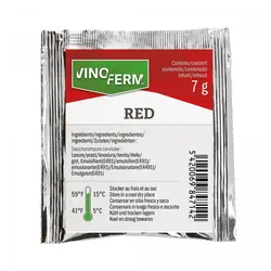 Weinhefe, Trockenhefe Wein - Vinoferm, Red, 7g