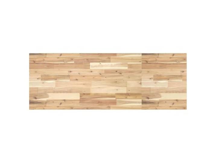 Tischplatte Eckig 140x50x2 cm Massivholz Akazie Rohe Oberfläche, glatte Verarbeitung, leichte Reinigung, Akazienholz für Tisch oder Tisch