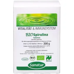 Bio Spirulina - 750 Tabletten