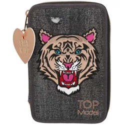 Depesche TOPModel 3-Fach Federtasche "Tiger Jeans"
