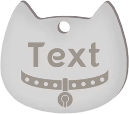 Inspire Picks Personalized Stainless Steel Pet ID Tag With Custom Photo And Name Engraving silvery 389 s