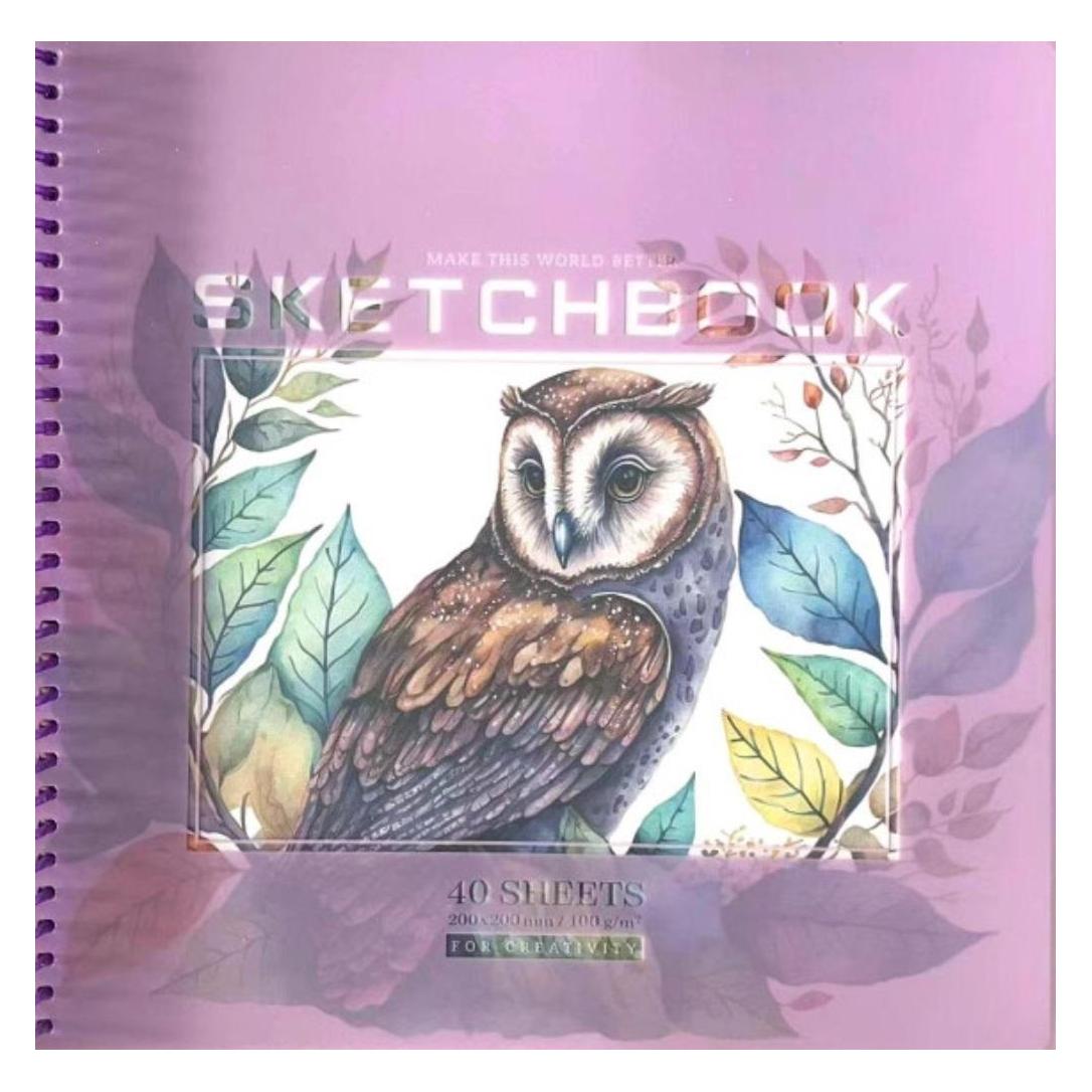 Skizzenbuch 200x200/40K glatt Owl FRESH (A5, Blanko) (49008899)