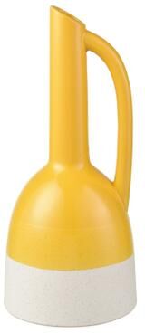 Atlas Lighting and Home Atlas Marianne Bottle Shaped Ombred Yellow Vase