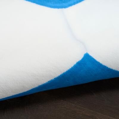 Nourison Imagination Indoor only Blue Graphic Area Rug - 5' Round