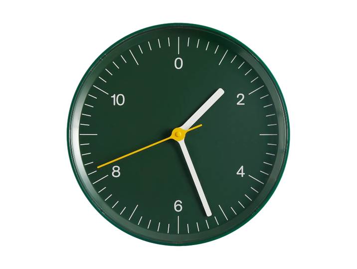 HAY Horloge murale Wall Clock Ø26,5 cm Green