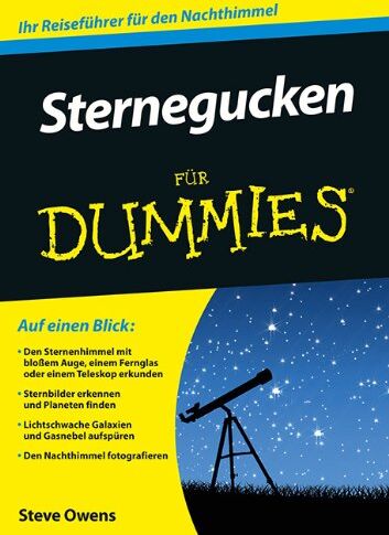 Steve Owens - Sternegucken für Dummies (Fur Dummies) - Preis vom 30.09.2026 09:01:18 h