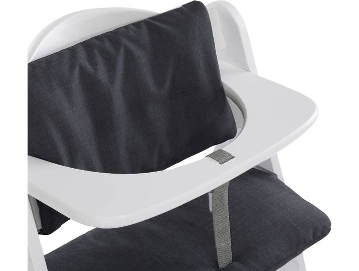 Kinder-Sitzauflage HAUCK Deluxe, melange charcoal , schwarz (melange charcoal), Kinder-Sitzauflagen, Kinder-Sitzauflage