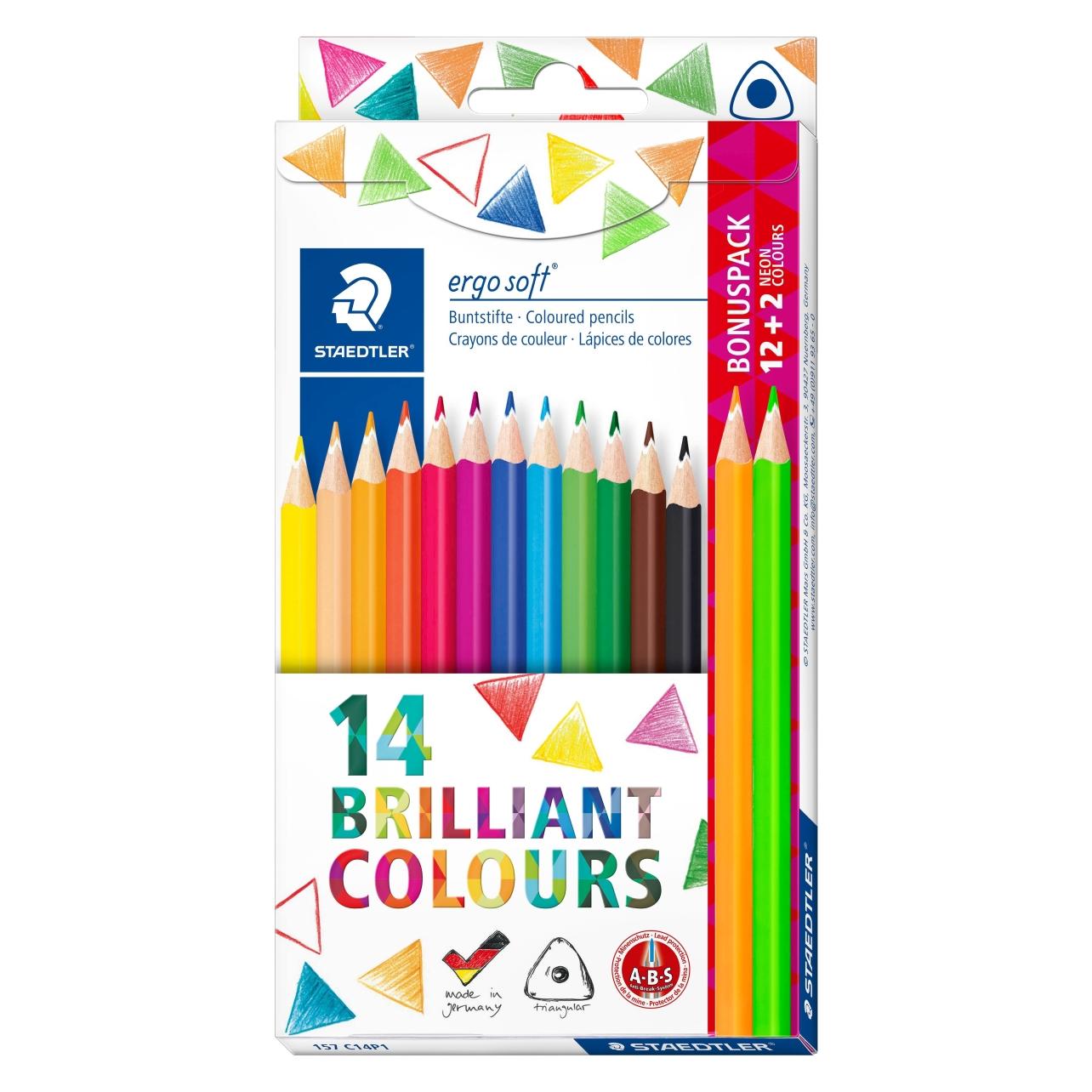 Staedtler Buntstift ergosoft neon 14ST (14x) (157 C14P1)