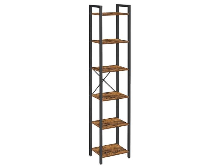 SONGMICS Regal RUSTIK 40x30x187.5cm spanplatte