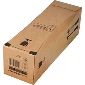 ColomPac Flaschenkarton Weinkarton, 10 Stück, für 1 Weinflasche 70 x 275mm, mit PTZ-Zertifikat