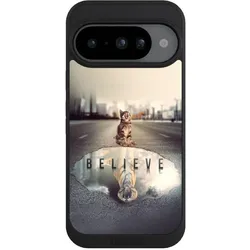 Nivocase Handyhülle für Google Pixel 10 Hülle NIVOpure Case Schwarz Motivation Tiere Tiger (Google Pixel 10), Smartphone Hülle, Schwarz