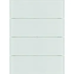 Hager/Berk Tastsensor 4fach Glas polarweiß 75164090