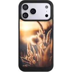 Nivocase Hülle für Apple iPhone 17 Pro Max Handyhülle NIVOcore Case Schwarz Natur Sonne Pampasgras (Apple iPhone 17 Pro Max), Smartphone Hülle, Schwarz