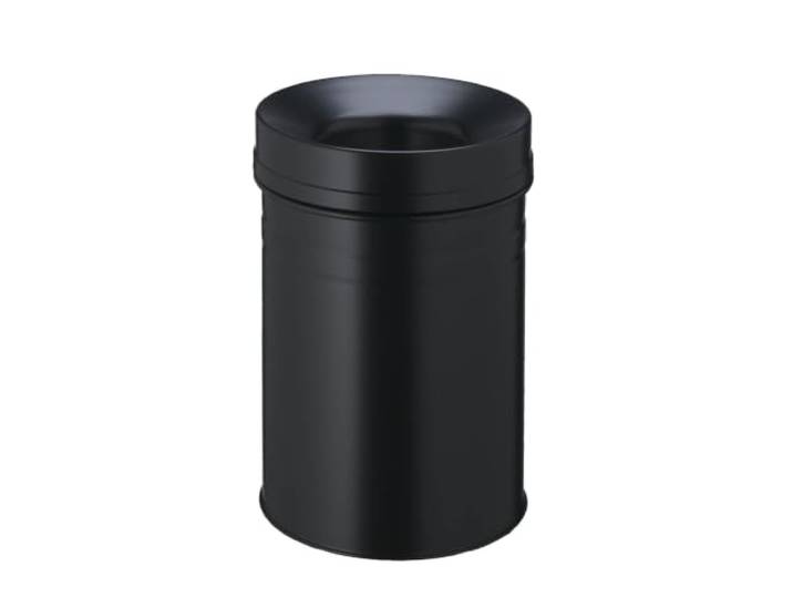 Durable 332501 Prullenbak SAFE+, rond, 15 liter, zwart