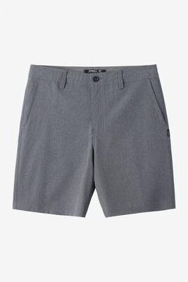 O'Neill s Reserve Heather 19"" Hybrid Shorts in Heather Grey, Size 28, Elastane/Polyester"