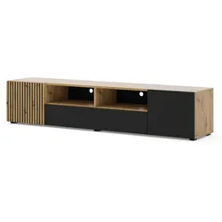 TV-MÖBEL Nera Holz und Schwarz