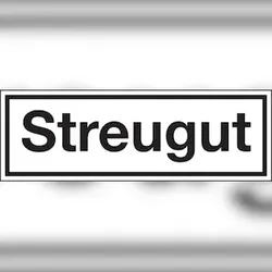Hinweisschild, Streugut, Folie, 100 x 300 mm - 300x100 mm Folie selbstklebend