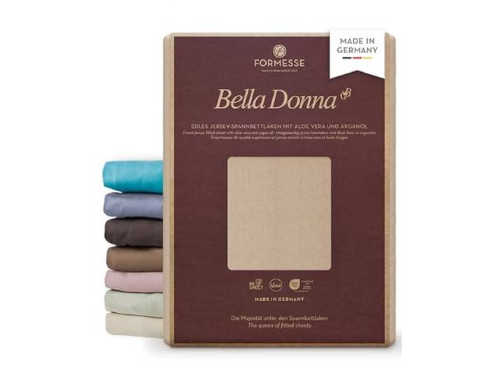 Bella Donna Jersey edles Spannbettlaken: Blickdicht, glatt, kein Pilling