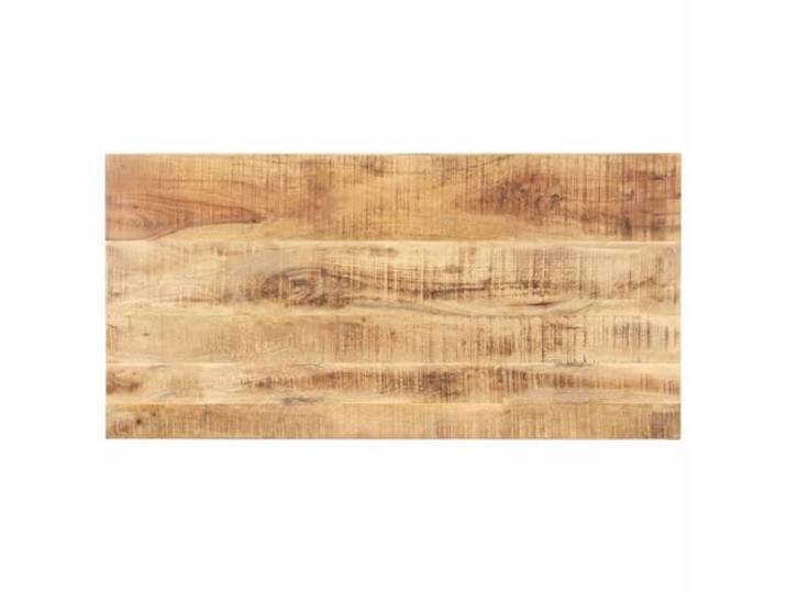 GHVBNMF Tischplatte Massivholz Mango 100x60 cm Rechteckig Rustikal Robuste Ersatzplatte aus echtem Mangoholz für Esstisch, Cafe oder Restaurant im Industrie Design.