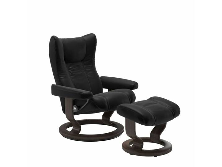 Stressless Wing Sessel Classic wahlweise mit Hocker - Leder Bati