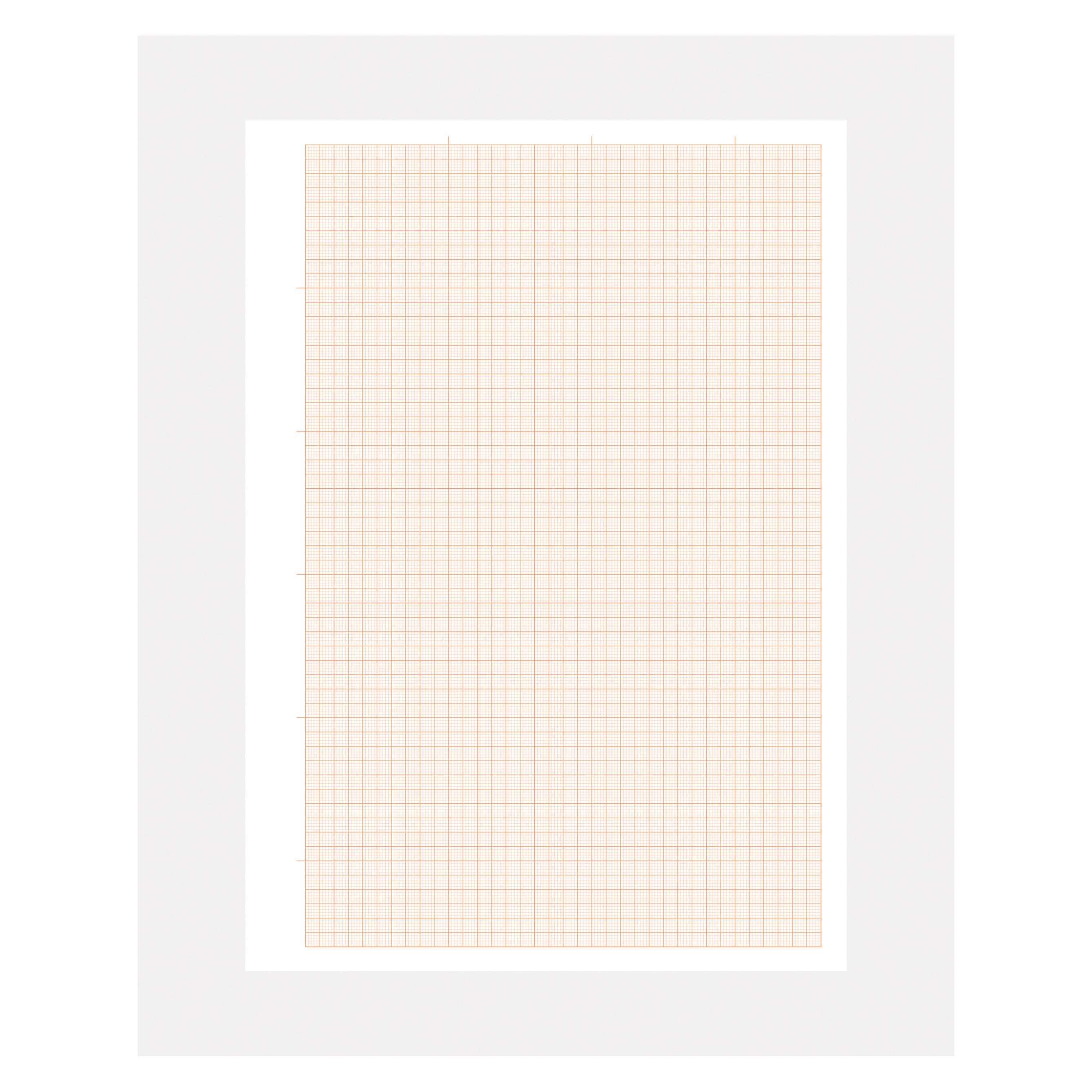 Folia Millimeterpapier Block (A4, Kariert, Kein Einband) (8200/25)