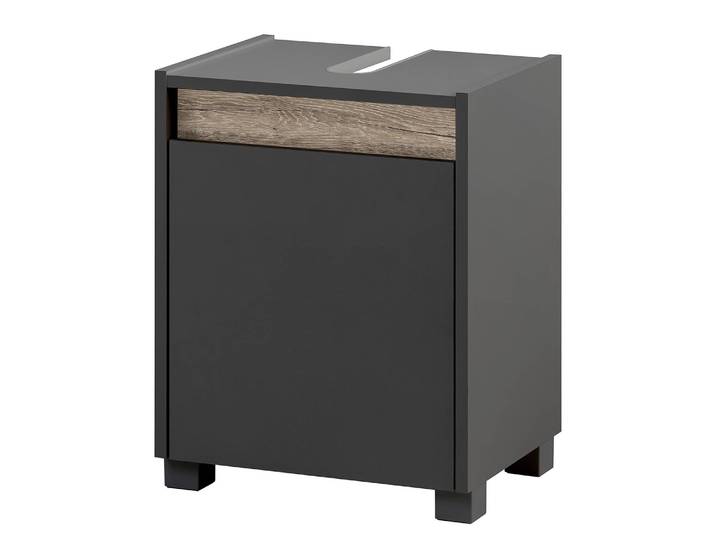 Meuble sous lavabo Cosmo 42cm Noir/Anthracite