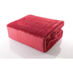 Gözze Premium Memphis Decke rot 150 x 200 cm