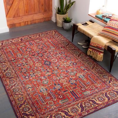 Livabliss Rawle Traditional Floral Printed Area rug