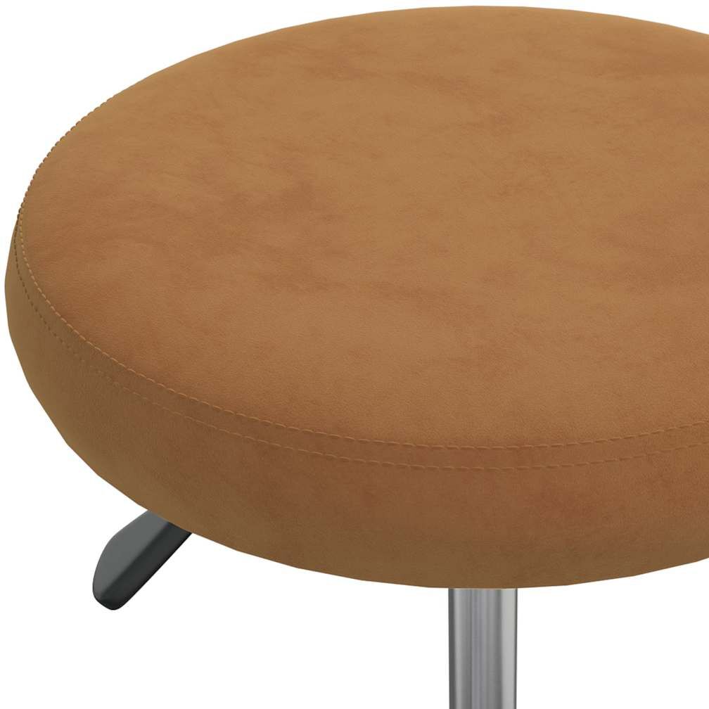 vidaXL Tabouret de massage Velours Marron