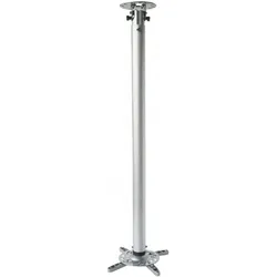 Techly Deckenhalterung für Beamer (Decke), Beamer Halterung, Silber