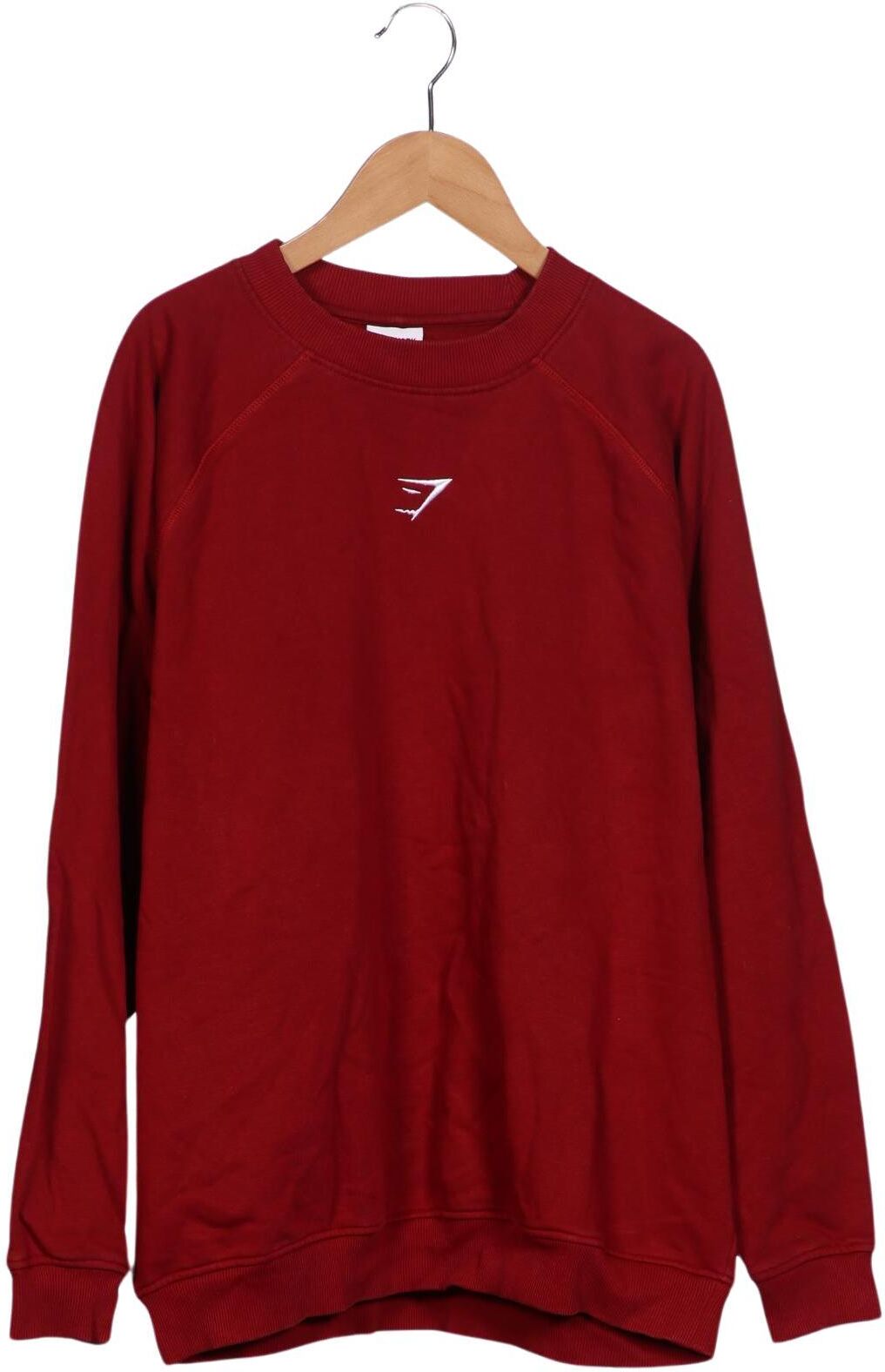 Gymshark Damen Sweater, Rot, Gr. S, Synthetik / Baumwolle - Second Hand