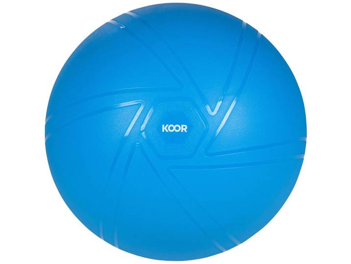KOOR Gymnastikball Alli PVC Blau D 55 cm - Gymnastikball