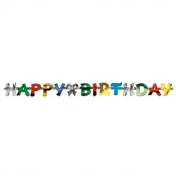 Papstar 20 X Grußkette 1,4 m "Happy Birthday"