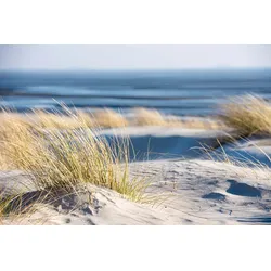 Leinwandbild TIME OUT BEACH (BHT 120x80x3,10 cm) - blau - BHT 120x80x3,10 cm