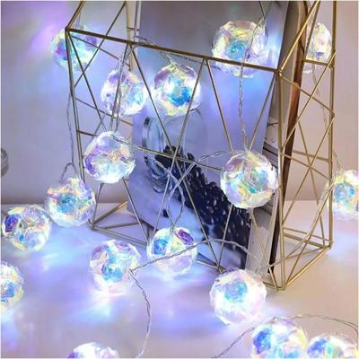 Uplift Essentials Romantic Rose Flower LED String Lights blue