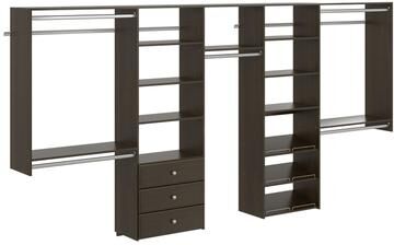 Easy Track 12 Ft. W. Classic Laminate Closet Kit